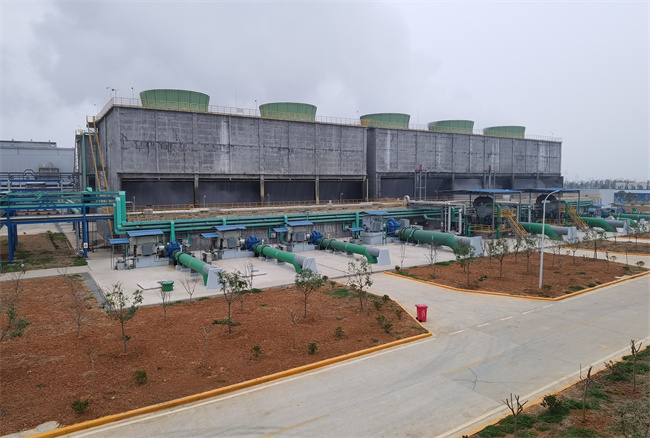 三宁公司乙二醇项目2万立方流量水泵安装
