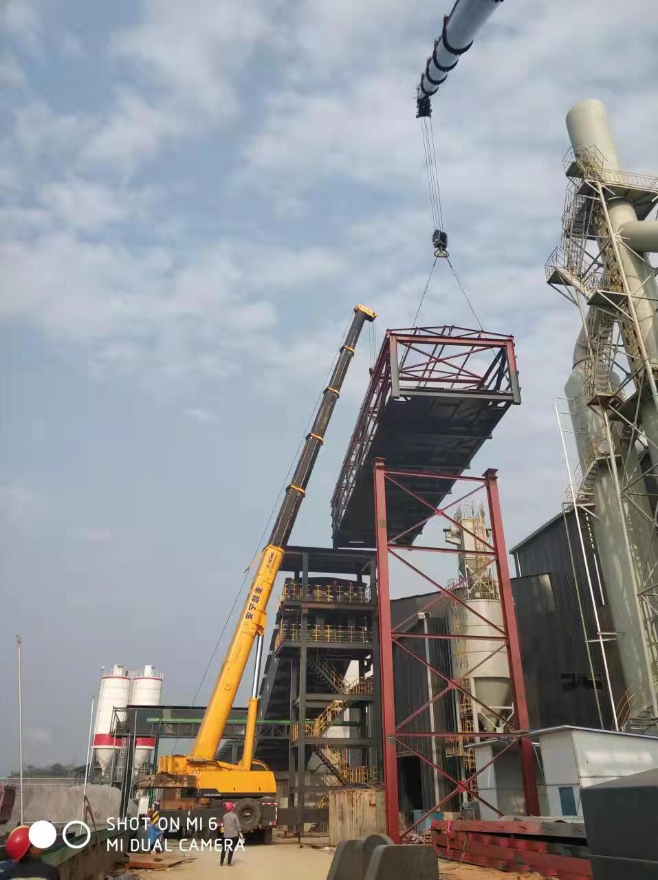 荆州新洋丰皮带栈桥制作安装工程