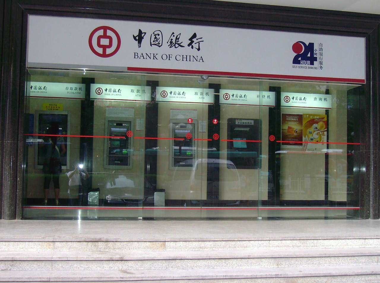 中国银行感应门安装工程
