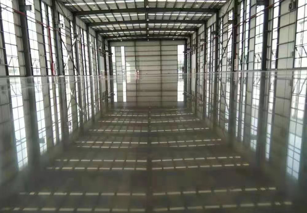 广安杰瑞环保材料公司金刚砂固化地坪2万平方