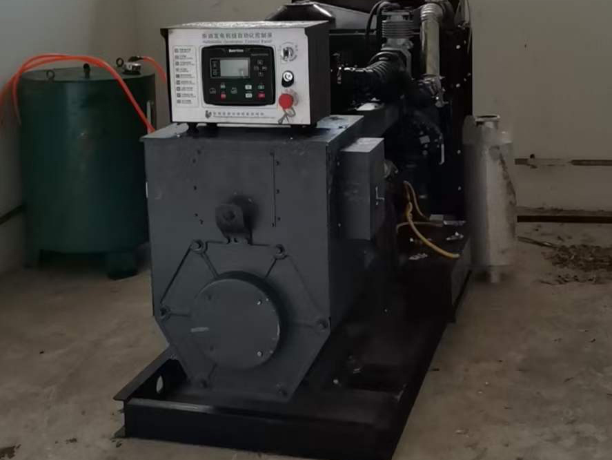 双流中河排洪渠项目上柴120KW