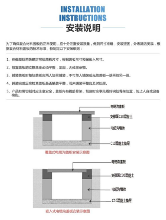 广州盖板安装说明