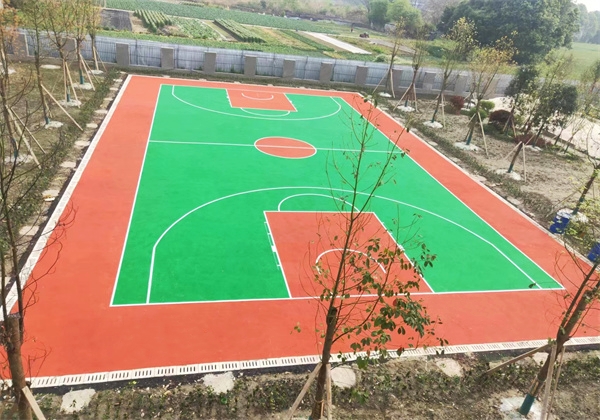 崇州市某污水处理厂篮球场项目