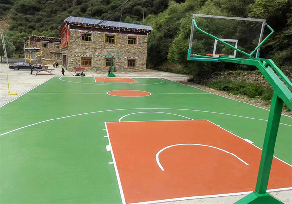 甘孜州色达县某乡镇篮球场项目