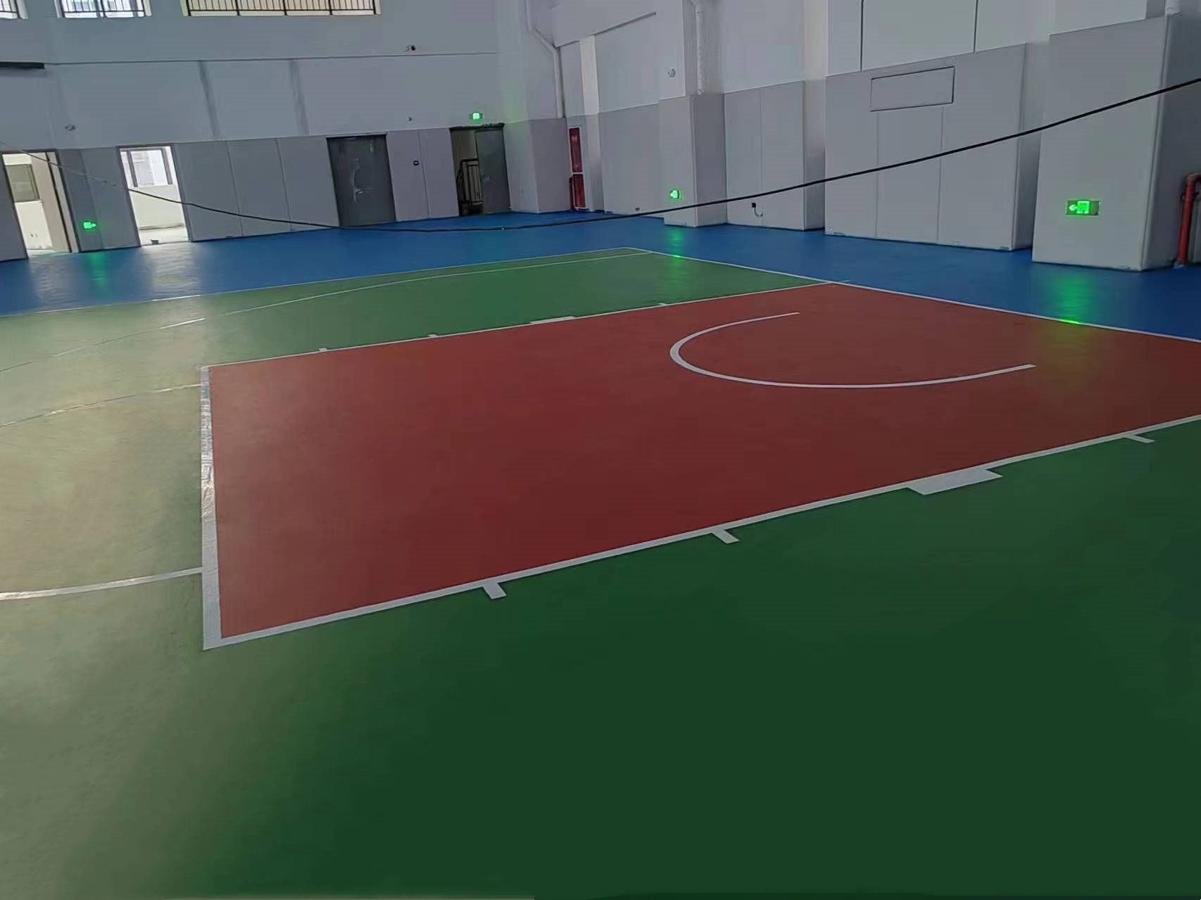 四川省成都市五块石某学校-室内硅PU球场项目