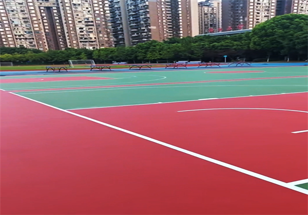 成都市某小学硅PU球场翻新项目