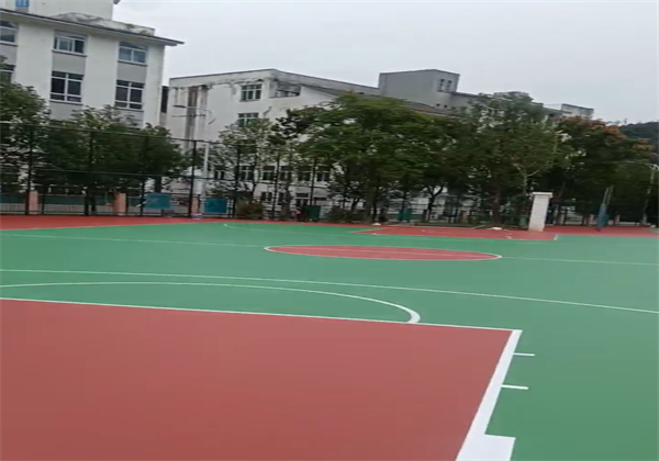 四川广元市青川县某小学硅PU球场项目