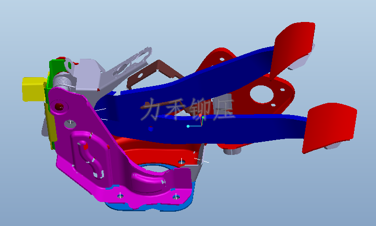 武汉Z6尊龙凯时制动踏板总成铆接