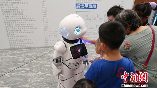 2019中国(沈阳)国际机器人展览会现场。 宫旭 摄