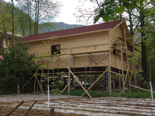 西安防腐木木屋施工