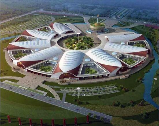 呼和浩特**农业博览园规划图。呼和浩特市政府供图