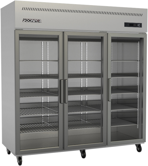 成都冷藏冷冻柜-大型展示柜三/六门冰箱