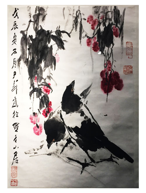 西安王子武字画-花鸟