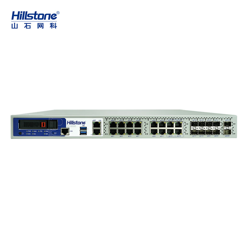 山石网科（Hillstone）SG-6000-B4600-DS 1U万兆企业级下一代防火墙直流单电源