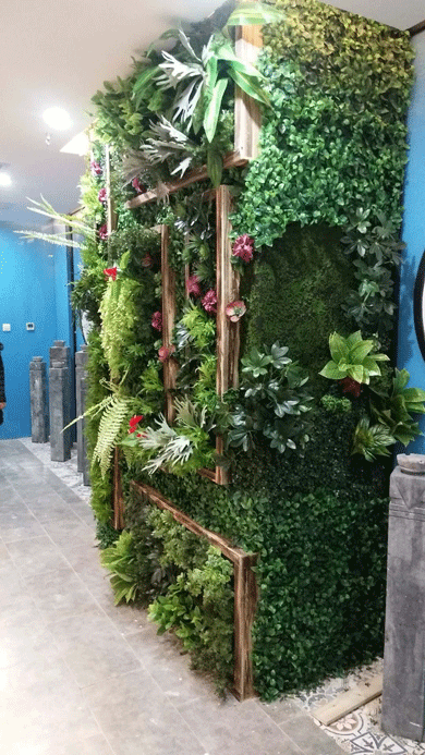 西安仿真植物墙设计