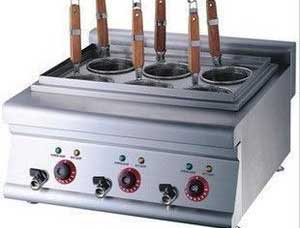 四川西餐设备-六头台式煮面炉
