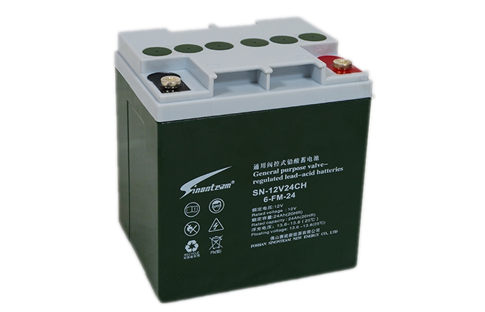 12V24AH蓄电池 免维护蓄电池6-GFM-24