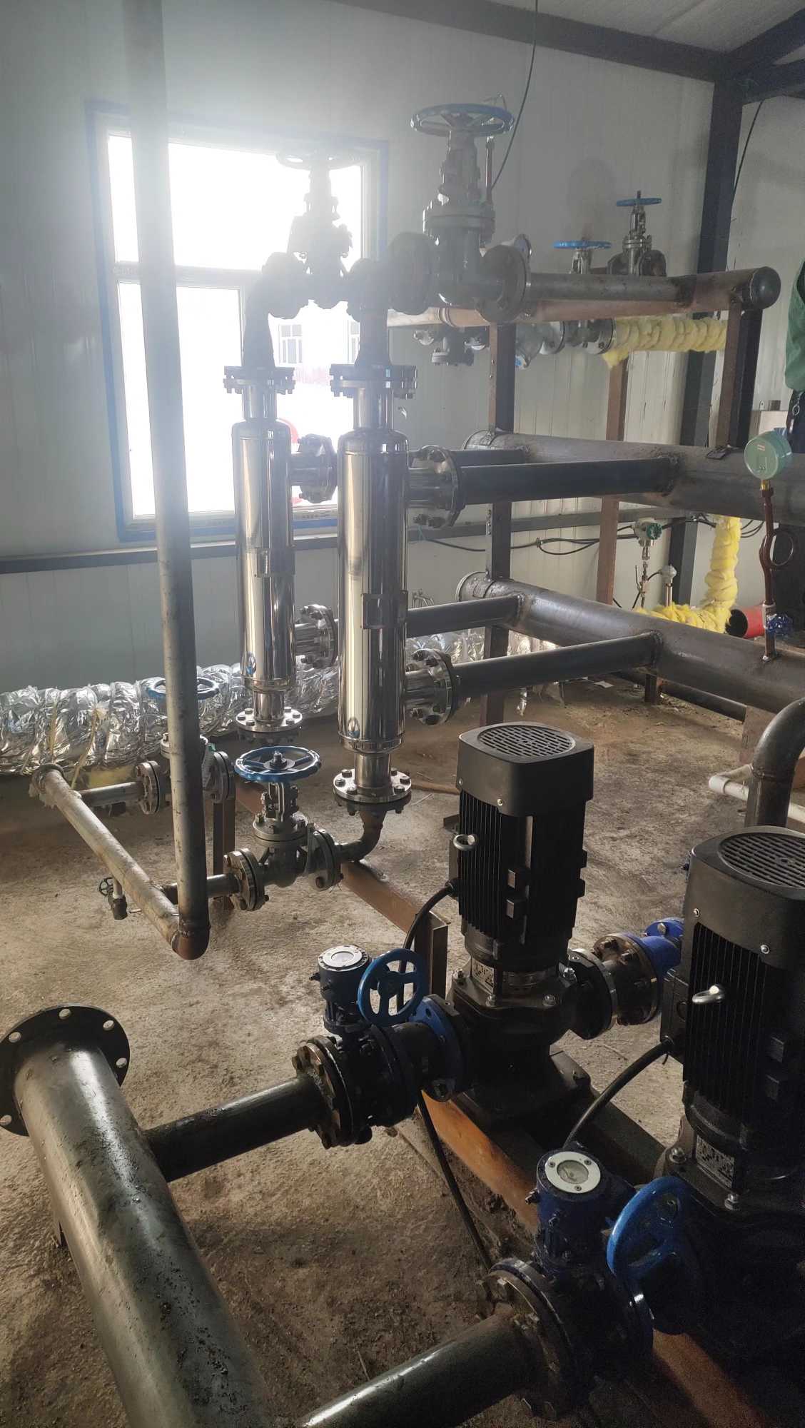 阿拉尔市绚烂纺织冷凝水回收再利用供暖机组