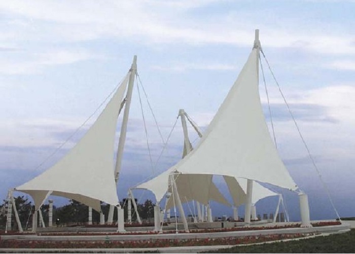 四川膜结构景观广场设施案例