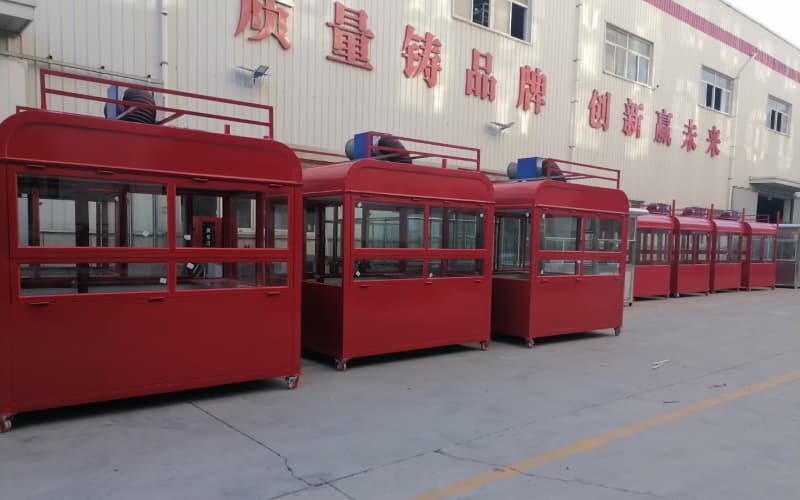 渭南移动售货亭50台竣工交付
