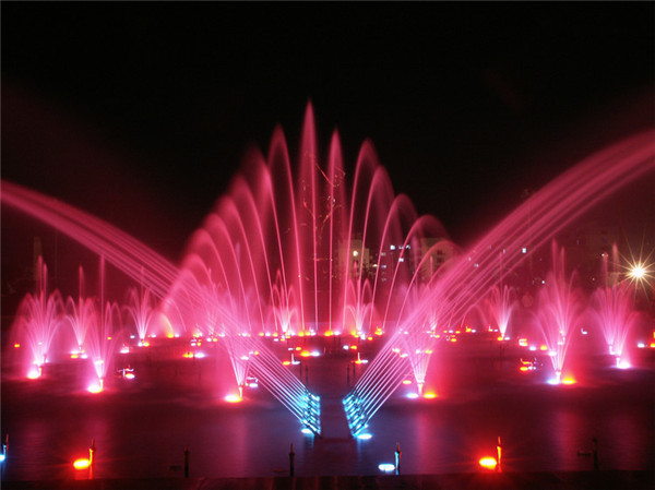 张果老广场喷泉工程
