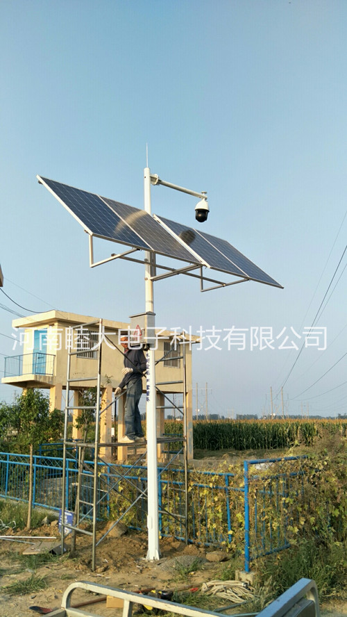 太阳能监控供电系统12V锂电池24V球机风光互补户外