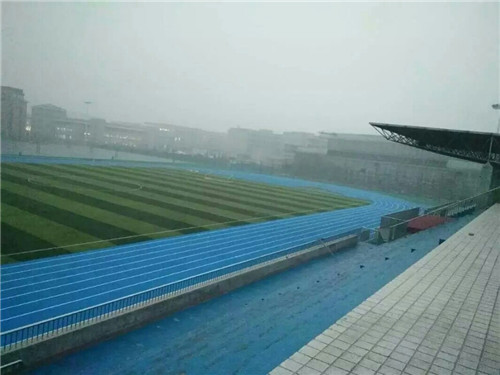 河南塑胶跑道与河南司法警官干部学院工程案例