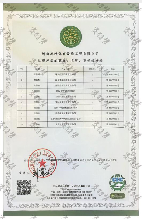 中国环境标志产品证书