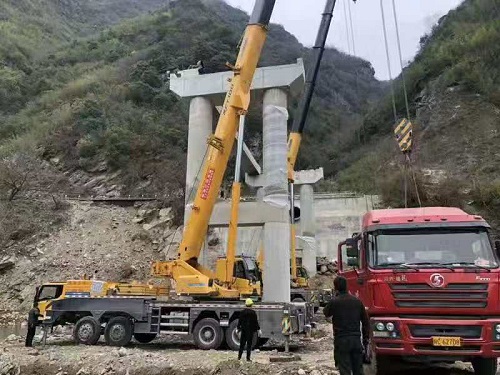 汇洋吊装为中国交通建设集团有限公司进行吊装运输