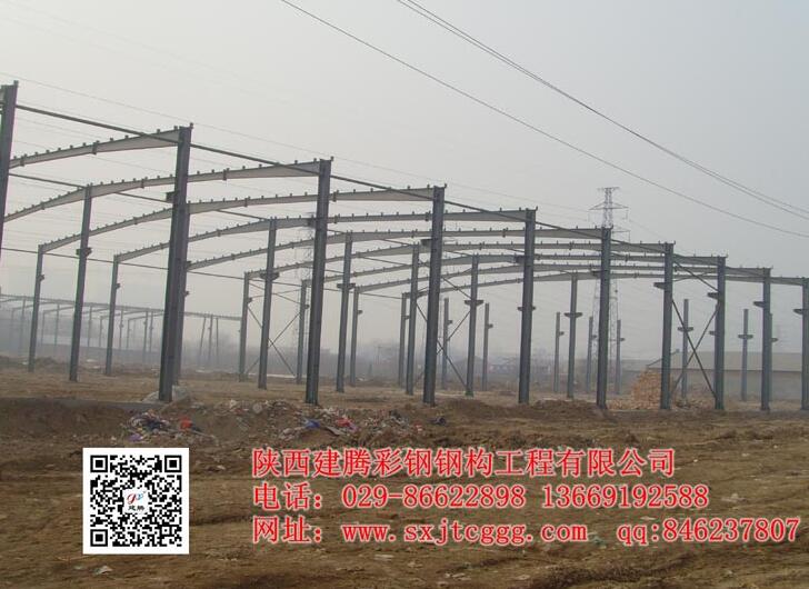 西安团结建材市场-钢结构工程！