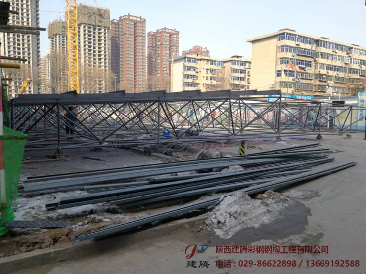 陕西钢结构网架施工注意事项：