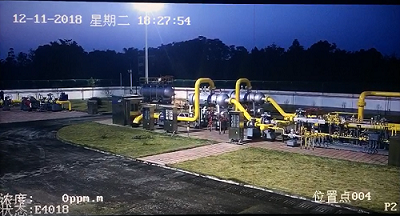 西南管道武勝站安裝測試