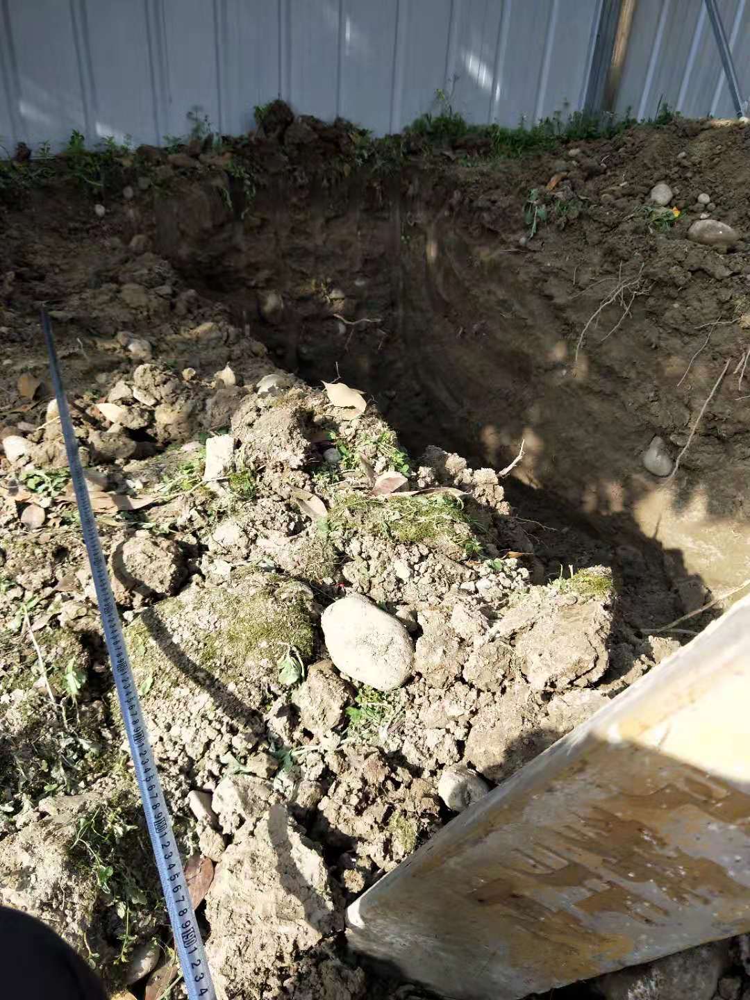 四川省成都市青白江管線探測剪影