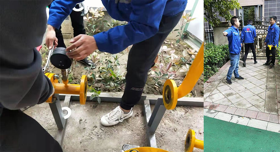 四川省成都市青白江區(qū)九州金色港灣PE管培訓