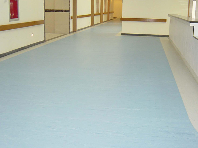 康復中心5500平PVC地板案例
