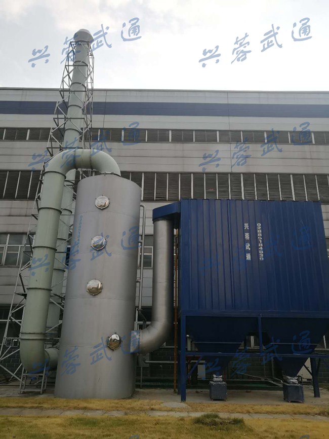 四川廢氣凈化設備-填料噴淋吸收塔