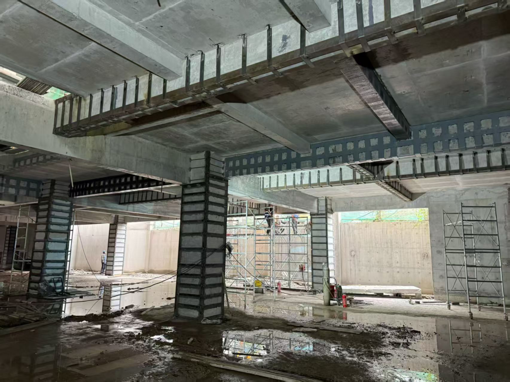 包钢碳纤维加固案例