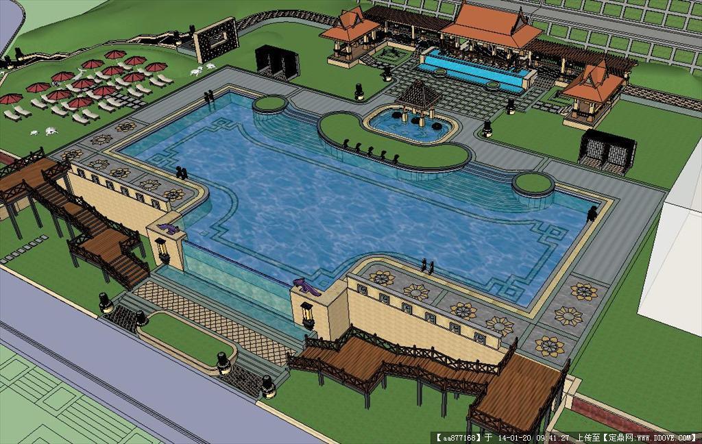露天游泳池规划设计