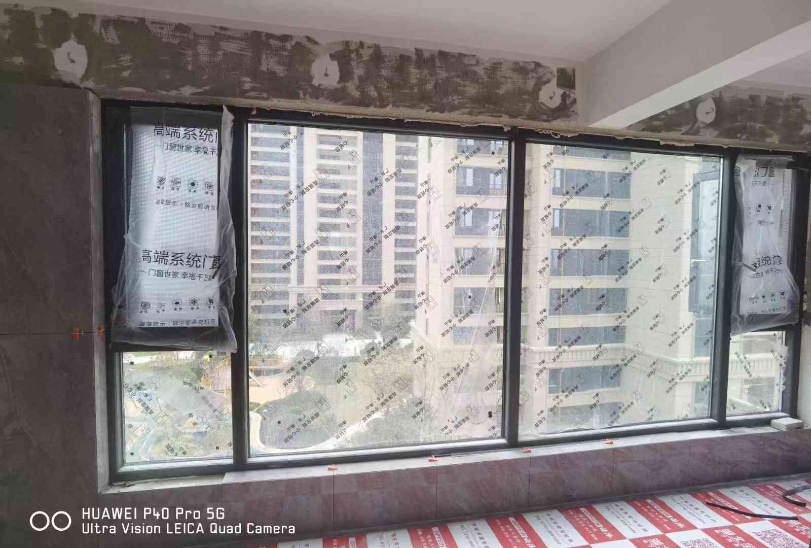 凰軒門窗為長江尚品某業主安裝窗戶