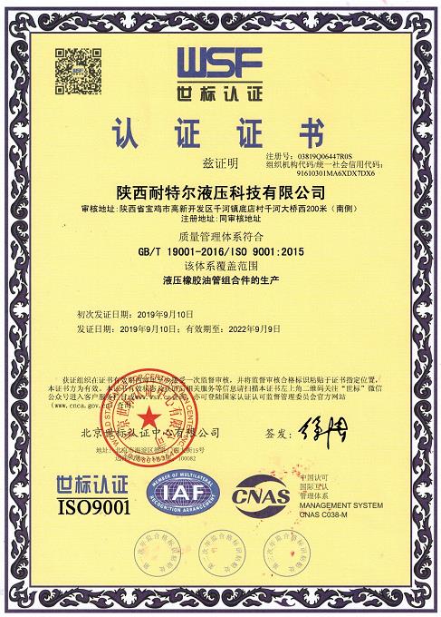 世标认证证书（中文版）