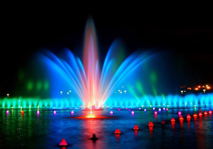 四川漂浮式喷泉