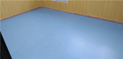 西藏民族大学塑胶地板安装竣工