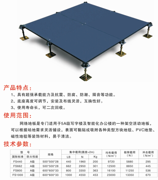陕西OA网络地板