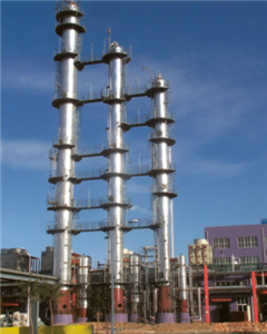湖北塔器設備——甲醇精餾三塔