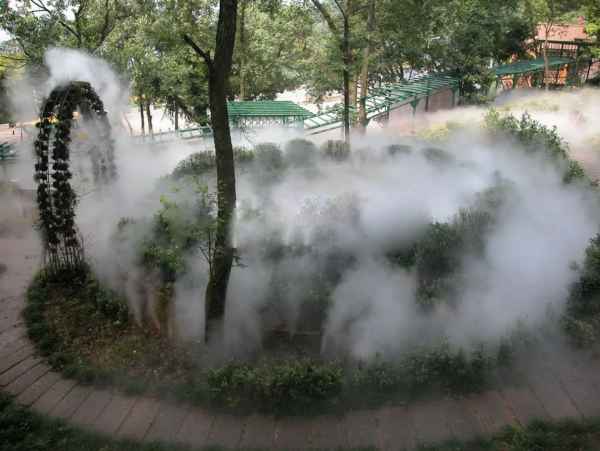 四川人工景观造雾