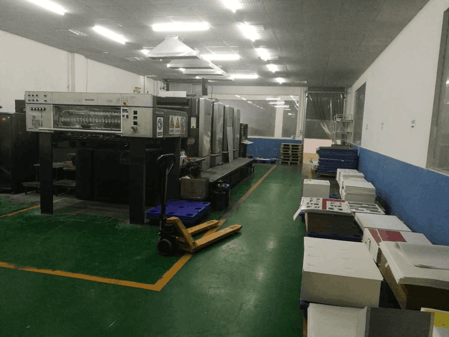 印刷車間及后工展示