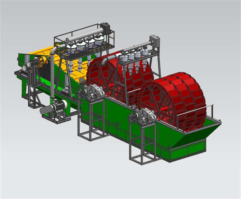 双水轮洗砂脱水回收一体机 （2TX系列）