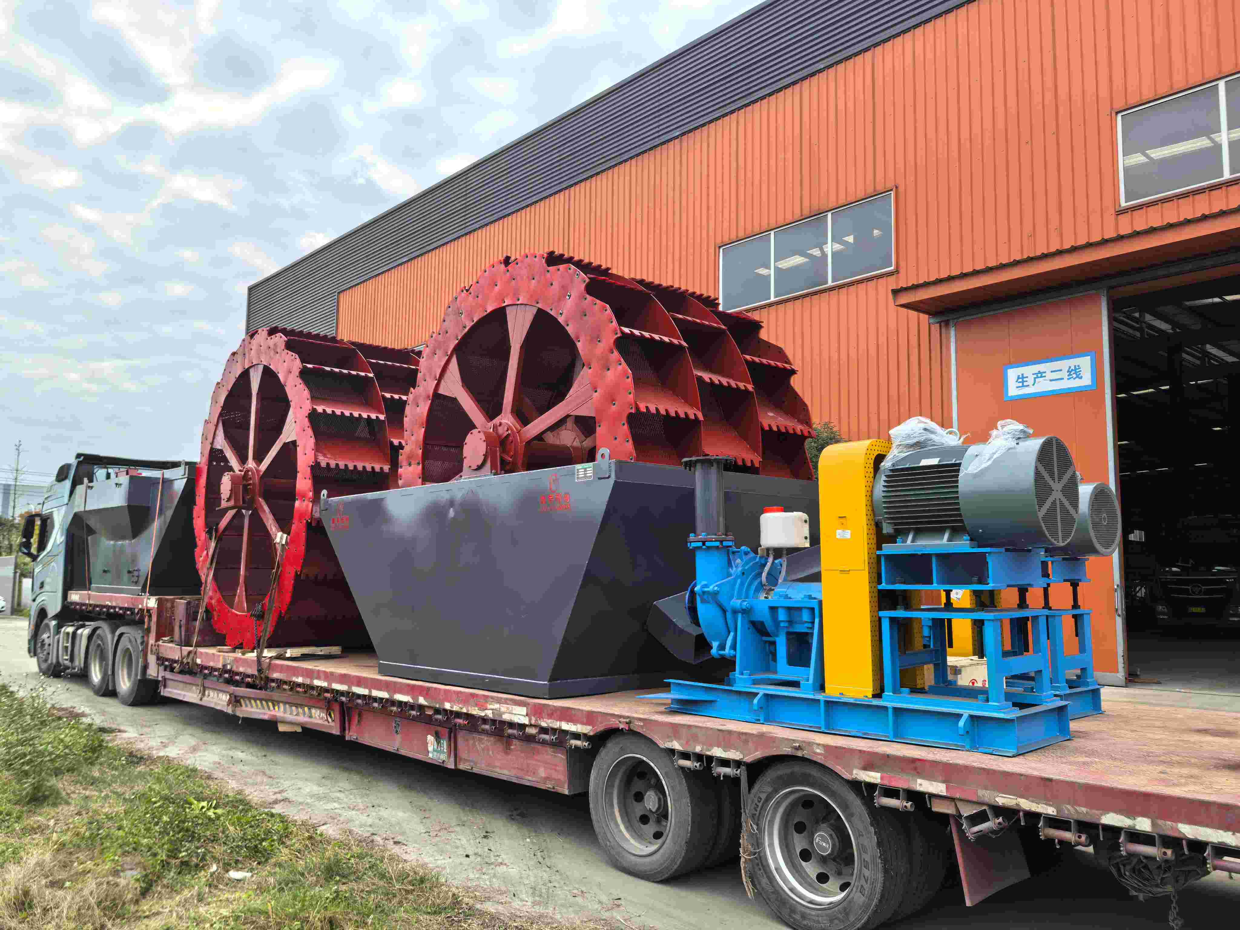TYXC 环保定制洗砂机顺利发往江西，精准履约获认可