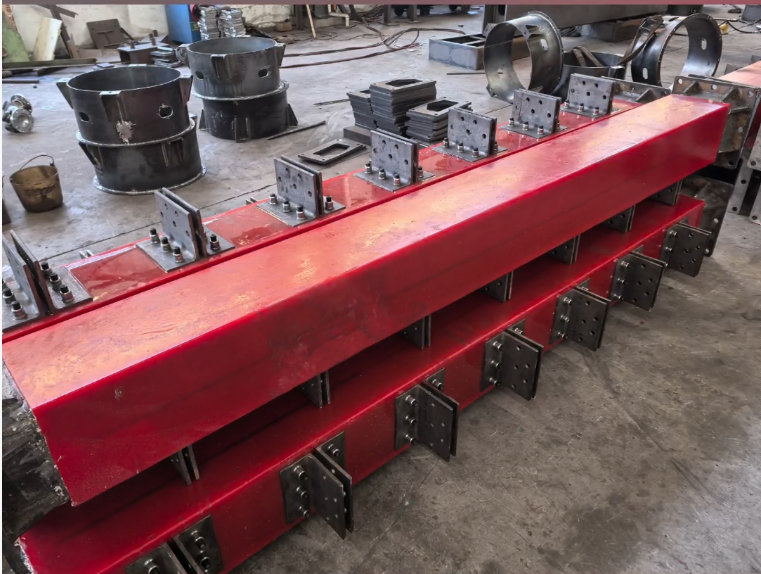 精工护航！四川腾宇新创方形横梁包胶工序圆满完成