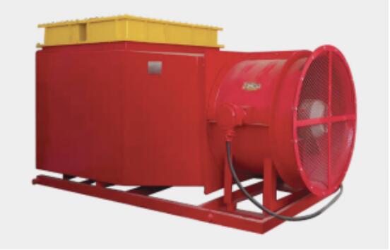 900Kw礦用防爆電熱風機組 型號RZD1-900/660（380）